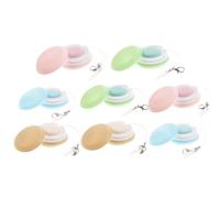 8 x Macaron Mobile Phone Wiping Screen Wipe Cleaning Glasses Wiping Lens Wiping Camera Wipe Cloth Cleaning Tool Hanging Parts Magnetic Balls Pack of 1000 (Pink, One Size)