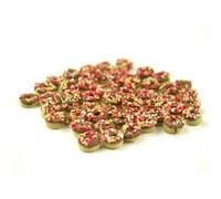 8 x MyTinyWorld Dolls House Miniature Chocolate Ring Sprinkle Donuts