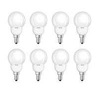 8 x Osram Energy Saving Bulb Warm White 2700 K Superstar 9 W E14 Matt