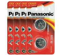20 PANASONIC LITHIUM POWER CR2025 BATTERIES 3V DL2025 EXP 2028 INDONESIA NEW