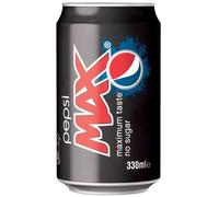 8 X Pepsi Max Soft Drink Can 330ml Ref A01100 [Pack 24]