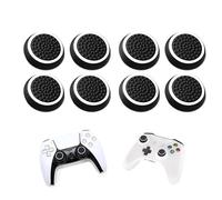 8 x Pro Thumb Grips Caps compatible with PS3 / PS4 / PS5 / XBOX ONE 360 Joystick Controller
