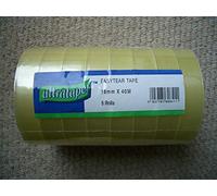 8 x Rolls Sellotape Clear Sticky Wrapping Tape 18mm x 40m x 3" 75mm Core
