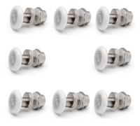 8 X Shower Part Replacement Shower Door Rollers/runners/pulleys 27mm Wheel Diameter L004 (Compatible With Aqualux Showers)