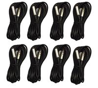 8 x Soundlab 6M XLR Microphone Cable