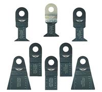 8 x TopsTools WXK8 Mix Blades Compatible with Worx Sonicrafter, Worx 250W, Erbauer Multitool Multi Tool Accessories