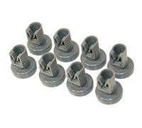 8 x Universal Dishwasher Basket Wheels Dishwasher Lower Basket Wheels (Suitable for Electrolux, Zanussi, AEG, Favorit, Juno, Privileg, Fortschrit by DURSHANI