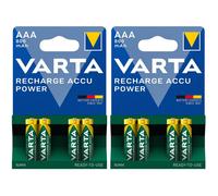 Varta AAA Rechargeable Accu Battery NiMH 800 mAh (4 Pack) 56703101404