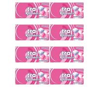 8 x Xtra Refreshers Bubblemint Sugar Free Chewing Gum, 8 x 7 Pieces Bulk Multipack - Bubblegum Mint Fresh Breath - Air Travel Essentials, Road Trip Snacks