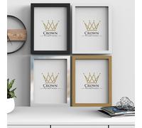 (8"x6" (20.3 x 15.2cm), Oak) Deep Square profle Photo Picture Poster Frames 6 Colors, Large Square Small all sizes, Hang or stand in both Landscape or Portrait