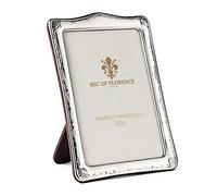 8"x6" in Hallmarked Solid Sterling Silver 925 Photo Picture Frame with Mahogany Wood Back 7376/15x20