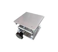 8" x8",Stainless Steel Lab Jack Scissor Stand Platform,Lab Lift Stand Table, Scientific Scissor Lifting Jack Platform,Expandable Lift Height Range 80mm-326mm,Maximum Support Weight 50kg