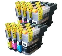 8 XL High Capacity Chipped Printer Ink Cartridges LC-223 Multipack Compatible with Brother DCP-J4120DW, MFC-J4420DW, MFC-J4620DW, MFC-J4625DW, MFC-J5320DW, MFC-J5620DW, MFC-J5625DW, MFC-J5720DW BVH Direct to replace Brother LC223XL Black Cyan Magenta Yellow