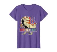 8 Year Old Shirt 8th Birthday Boy T Rex Dinosaur T-Shirt