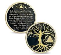 8 Year Sobriety Chip Tree of Life Sobriety Coin AA Coins and Medallions Sobriety Gifts for Men Women Sobriety Achievement Affirmation Token