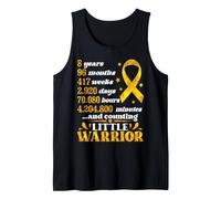 8 Years 96 Months Counting Little Warrior Childhood Cancer Tank Top
