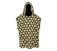 (8 Years, Black) Regatta Girls Orla Kiely Spinning Flower Towelling Robe