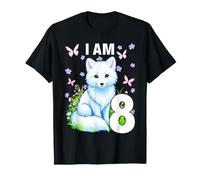 8 Years Old 8 Birthday Arctic Foxes Boy Girl Arctic Fox T-Shirt