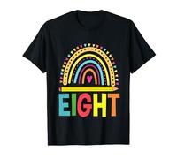 8 Years Old Rainbow 8th Birthday For Girls Boys T-Shirt