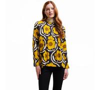 (8, Yellow) Regtta Womens Orla Kiely Long Sleeve Lightweight Blouse Top