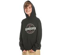 (8 Yrs, Black) Quiksilver Kids Circle Up Hooded Pullover Sweatshirt Hoody Hoodie