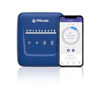 8 Zone Smart Sprinkler Controller with Local Weather Intelligence and Atmosphere Lights, Automated Watering and App Control WiFi Irrigation System, Save Water Through Rain Skip