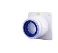 80-100-120MM Pipe Exhaust Fan Check Valve Bathroom Check Valves Rest Room Kitchen Double-Ended Anti Odor Plumbing Exhaust Outlet(2)