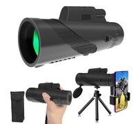 80 * 100 High Power MonocularTelescope, Monoculars BAK4 Prism & IPX7 Waterproof,Compact Lightweight for Bird Watching/Hiking/Travel