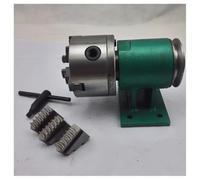 80/100 Lathe Spindle Assembly with Flange Connection Plate Transition 80/100 Spindle Three-jaw Four-jaw Chuck(Four jaw Chuck,80 Spindle)