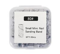 80/120/150/180/240Grit Machine Drill Bits Sanding Bands Set For Drill File Acrylic Nails Gel Removing