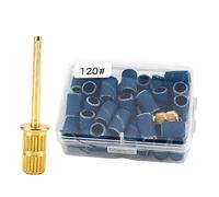 80/120/180/240 Grit Machine Bits Sanding Bands Set For File Nails Gel Removing