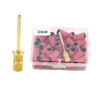 80/120 / 180/240 Grit Nail Machine Drill Bits Sanding Bands Set for Drill File Acrylic Nails Gel Nail Drill Sanding Bands Manicure Sanding Bands Nail Polishing Accessories