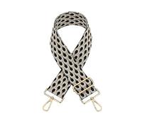 80-130cm Peacock Feather Print Jacquard Woven Bag Strap for Messenger Bag, Crossbody Bag, Shoulder Bag