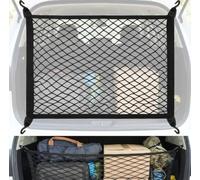 80×60cm Car Boot Cargo Net for Nissan Primastar 2025-2022 | Heavy duty elastic mesh organiser, Dual layer luggage pouch, Secure anti-drop storage, Grocery tidy barrier, Quick hook fit