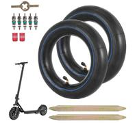 80/65-6 Heavy Duty Scooter Inner Tube 255x80 10x2.50 10x3.0 (2-Pack) | Thickened 10 Inch Electric Scooter Tube, with Free Tire Levers & Valve Kit