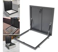 80 * 80Cm Aluminum Roof Access Hatch, Metal Boat Storage Security Door for Attic Basement Vault Cellar Crawl Space Door 65cm