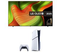 80"-84" Lg B5 83" OLED AI 4K Ultra HD HDR Smart TV 2025 (OLED83B56LA) & PlayStation 5 (Model Group, Slim) Bundle, Brown