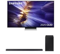 80"-84" Samsung S90F 83" OLED 4K Vision AI Smart TV 2025 (QE83S90F) & HW-S700D/XU 3.1 Wireless Sound Bar Bundle, Black