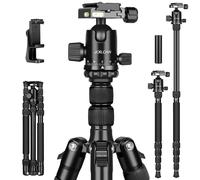 80/85 inches Heavy Duty Tripod for Camera and Phone, 85" Camera Monopod Tripods, DSLR Binoculars Spotting Scope Camcorders Video Tripod Stand, 360 Degree Ball Head, 35 lbs Loads