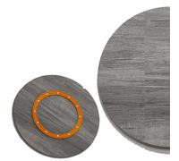 80 90 100cm Large Lazy Susan Dining Table Turntable Table Top Organizer Rotating Plate Round Serving Tray, Easy to Clean (Grey,45cm/18in)