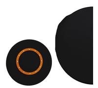 80 90 100cm Large Lazy Susan Dining Table Turntable Table Top Organizer Rotating Plate Round Serving Tray, Easy to Clean (Black,45cm/18in)