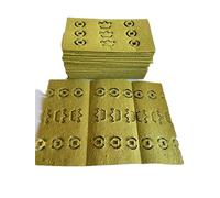 80-90Sheetpaper. AncestorMoney.Joss Money to Burn。 Incense Paper, Heaven Banknotes Chinese Century-Old, Banknotes. Hell Money. Rough Paper Punch 9 Holes Ancestor Money. Burn for Good Luck