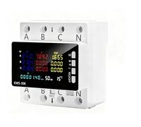 80 A 230 V AC three-phase wireless intelligent electricity meter, three-phase four-wire LCD multifunctional meter with overheating, undervoltage, overload and other protection functions