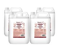 80% Alcohol Hand Sanitiser Liquid Rub - 4x 5L Litre - Kills 99% Bacteria, Germs - Sanitizer (Pack of 4)