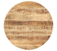 Vidaxl Table Top Solid Mango Wood Round 15-16 Mm 80 Cm, Brown