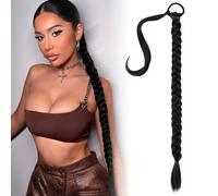 80 cm Braided Ponytail, Braid Extensions Ponytail Extension with Hair Band, Long Ponytail Hairpiece, Synthetic Hair Extensions, Natural Hairpiece for Women, DIY Braid Hairstyles