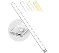 80 cm Under-Unit Light Kitchen LED Dimmable, 296 LEDs Cabinet Lighting with Motion Sensor, 6600 mAh Rechargeable Lighting LED Strip, 3 Colour Modes, Magnetic LED Strip for Cupboard, Wardrobe