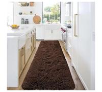 (80 cm x 150 cm (2ft 8" x 5ft)-Long Hallway Runner Rugs) Shaggy Rugs Brown Soft Fluffy Non Slip Large Rugs