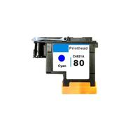 80 Compatible Printhead Replacement Compatible With HP80 C4821A CYAN Compatible With Designjet 1000 1000plus 1050 1055(1x CYANC4821A)