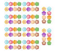 80 Count Cartoon Rabbit Egg Name Sticker Decorative Sticker Wrapping Label Scrap Journal Planner Package